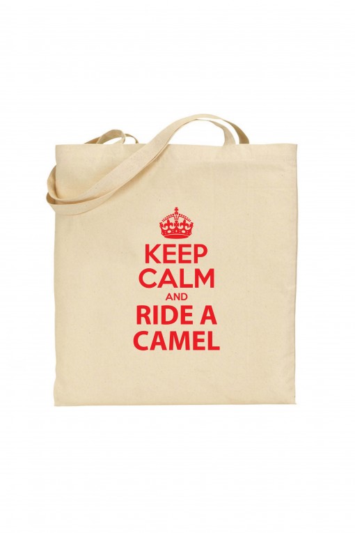 Tote bag Keep Calm And Ride A Camel