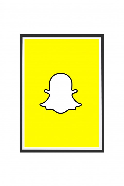 Poster with frame Snapchat