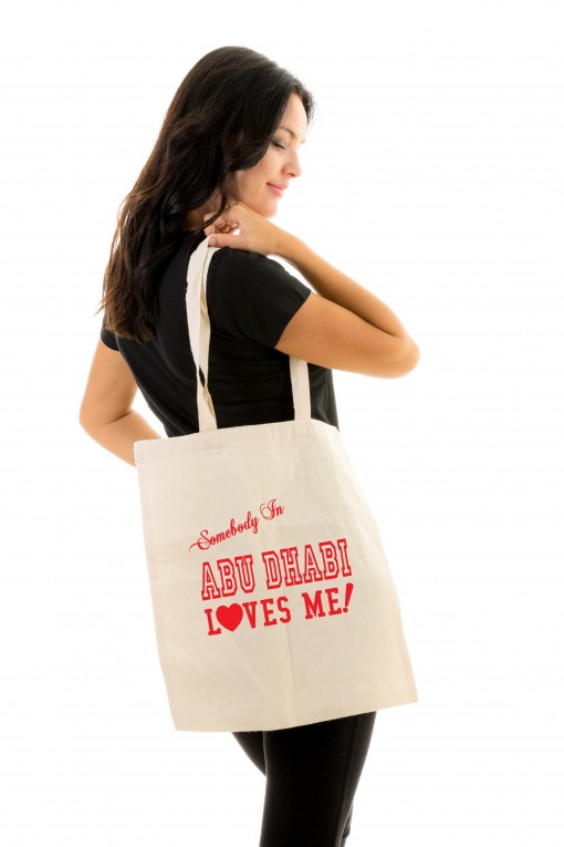 Tote bag Abu Dhabi Loves Me!