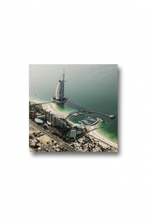 Canvas Aerial View of Burj Al Arab - Dubai - UAE By Emmanuel Catteau