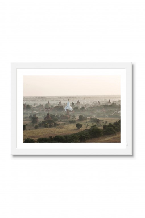 Poster with frame Baganstuppas - Myanmar By Emmanuel Catteau