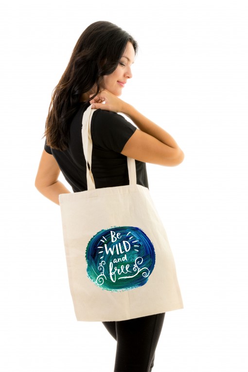 Tote bag Be Wild And Free