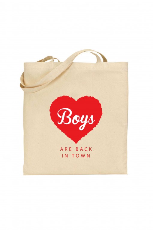 Tote bag Boys Are Back In Town