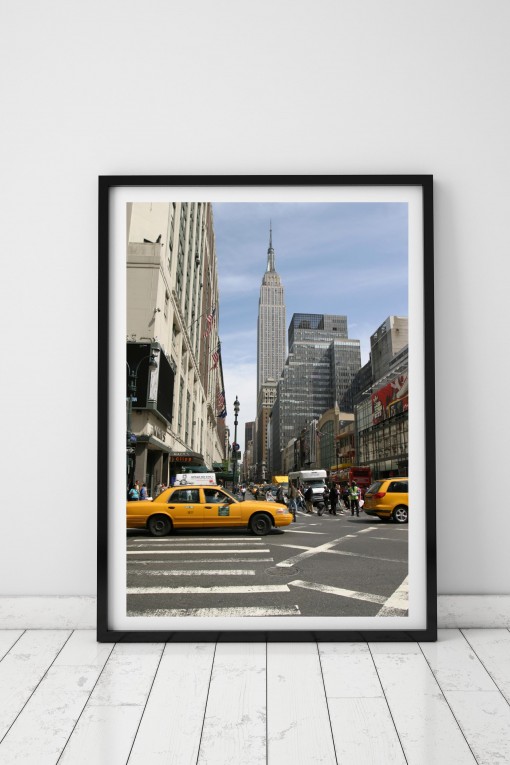 Poster with frame Empire State Building - NYC - USA By Emmanuel Catteau