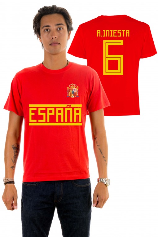 T-shirt World Cup 2018 - España, A. Iniesta 6