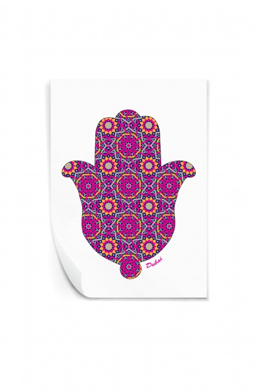 Reusable sticker Fatima Hand Dubaï