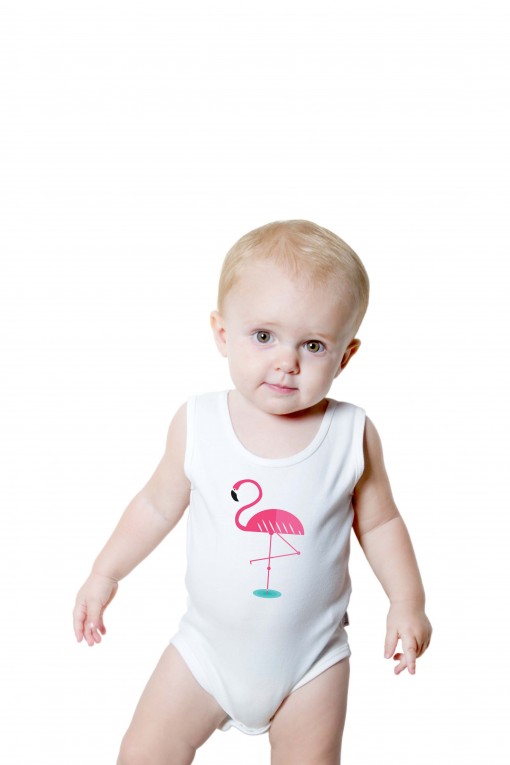 Baby romper Flamingo