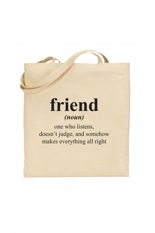 Tote bag Friend