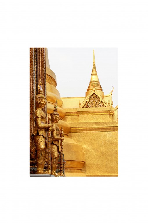 Poster Gold Temple - Thailand By Emmanuel Catteau