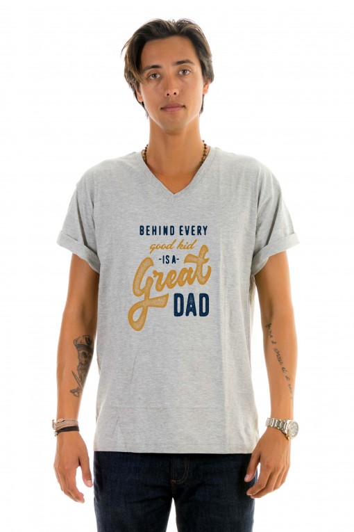 T-shirt v-neck Great Dad