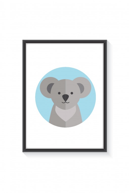 Poster with frame Koala