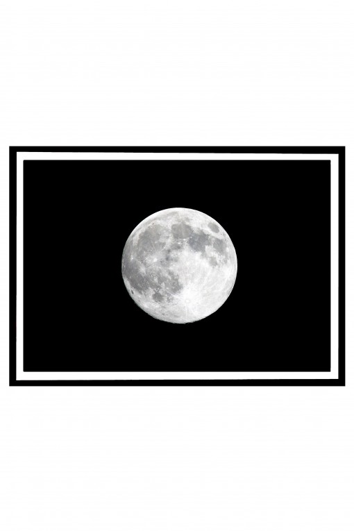 Poster with frame Full Moon By Emmanuel Catteau