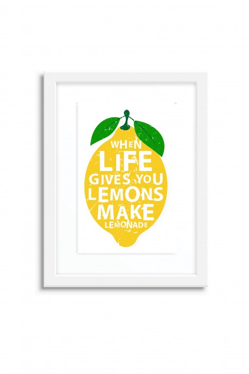 Poster with frame Lemon Lemonade