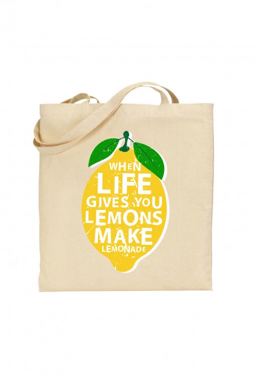 Tote bag Lemon Lemonade