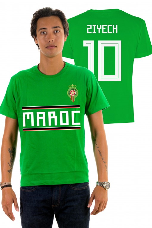 T-shirt World Cup 2018 - Maroc, Ziyech 10