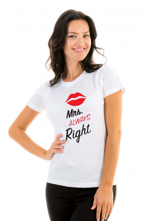 T-shirt Mrs Always Right