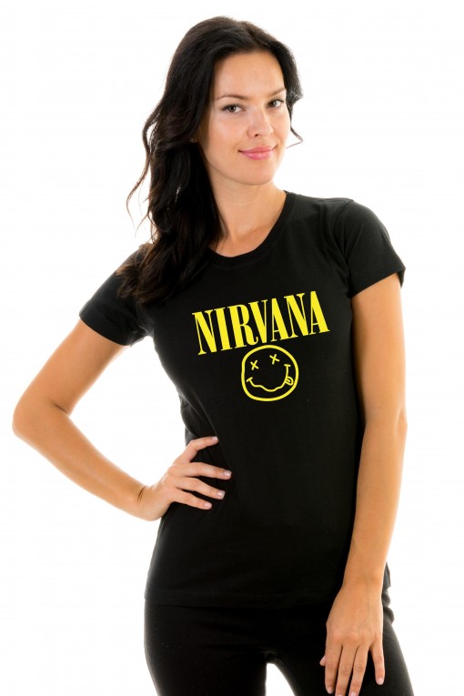 nirvana t shirt girl