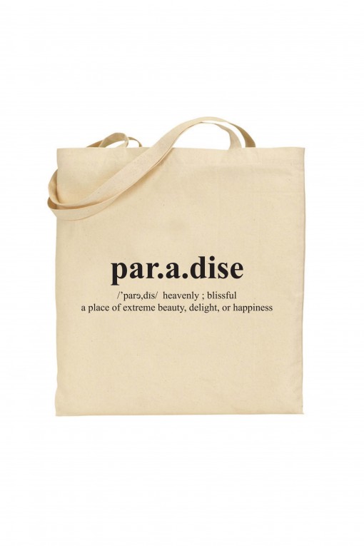 Tote bag Paradise