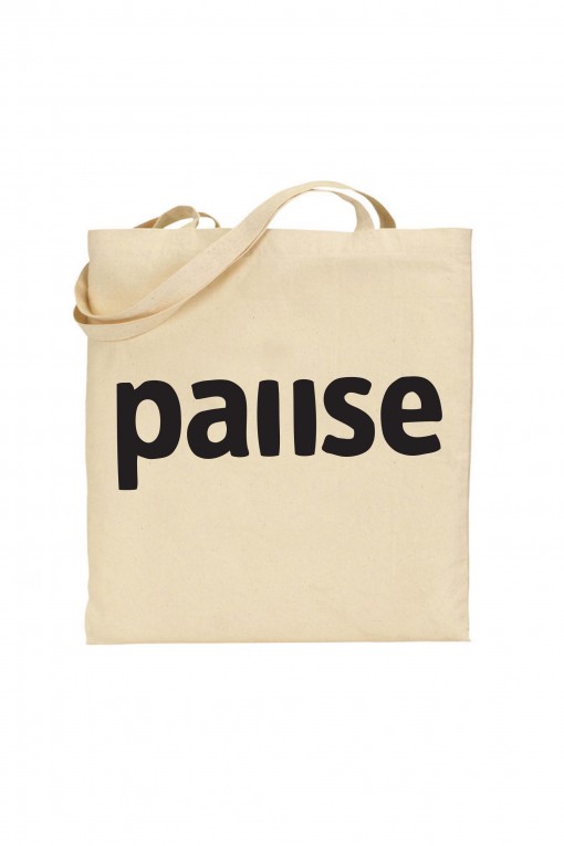 Tote bag Pause