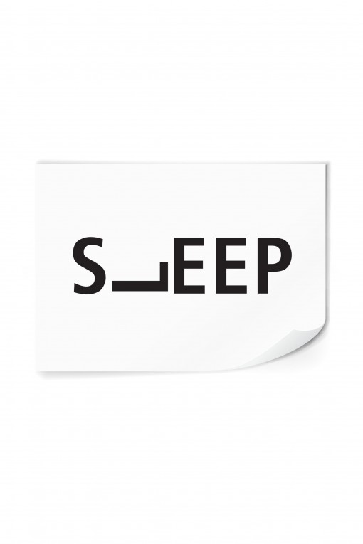 Reusable sticker Sleep