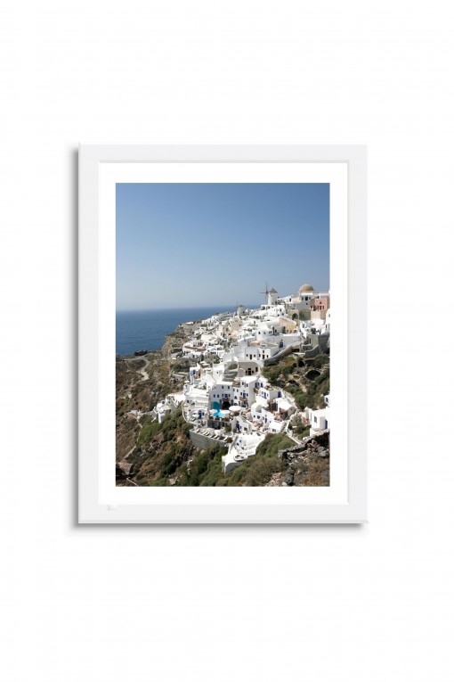 Poster with frame Santorini - Greece By Emmanuel Catteau