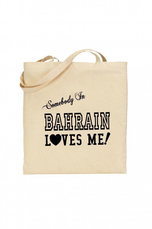 Tote bag Barhain Loves Me!