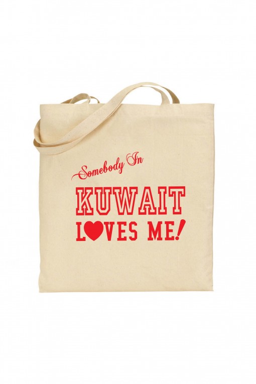 Tote bag Kuwait Loves Me!