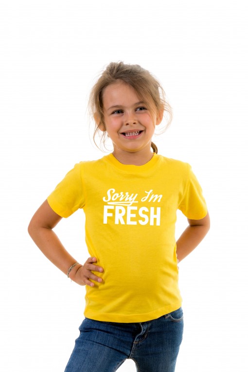 T-shirt kid Sorry I'm Fresh