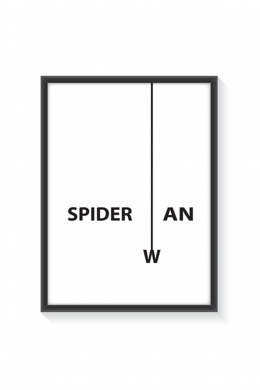 Poster with frame Spiderman