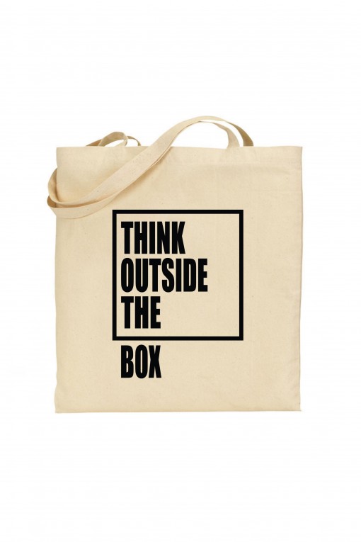 Tote bag Think Outside The Box
