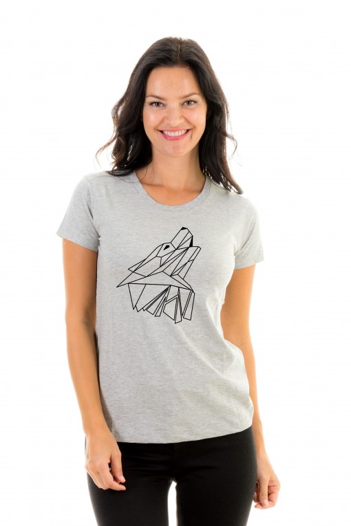 T-shirt Geometric Wolf