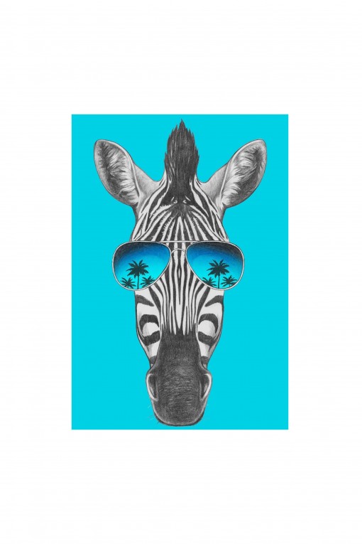 Poster Zebra With Style