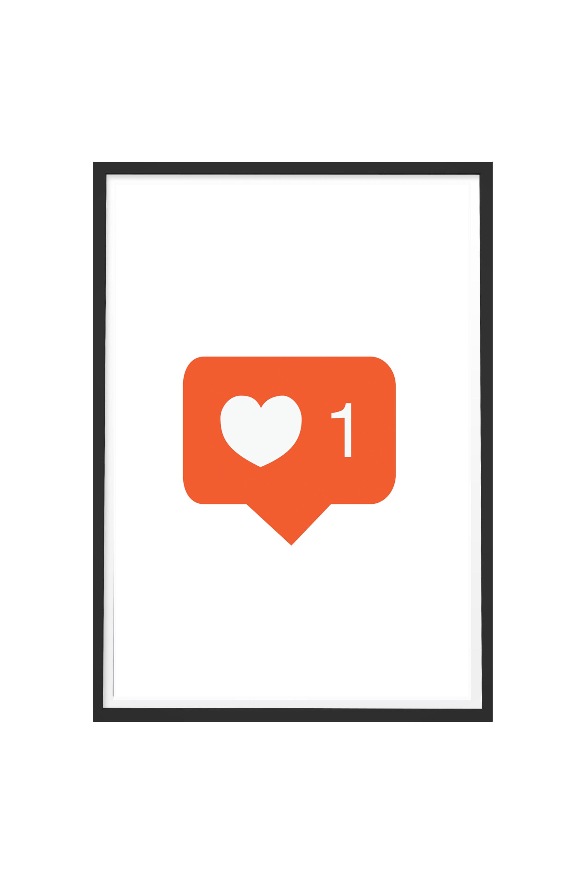 Poster With Frame Instagram Wall Art Prints Shop