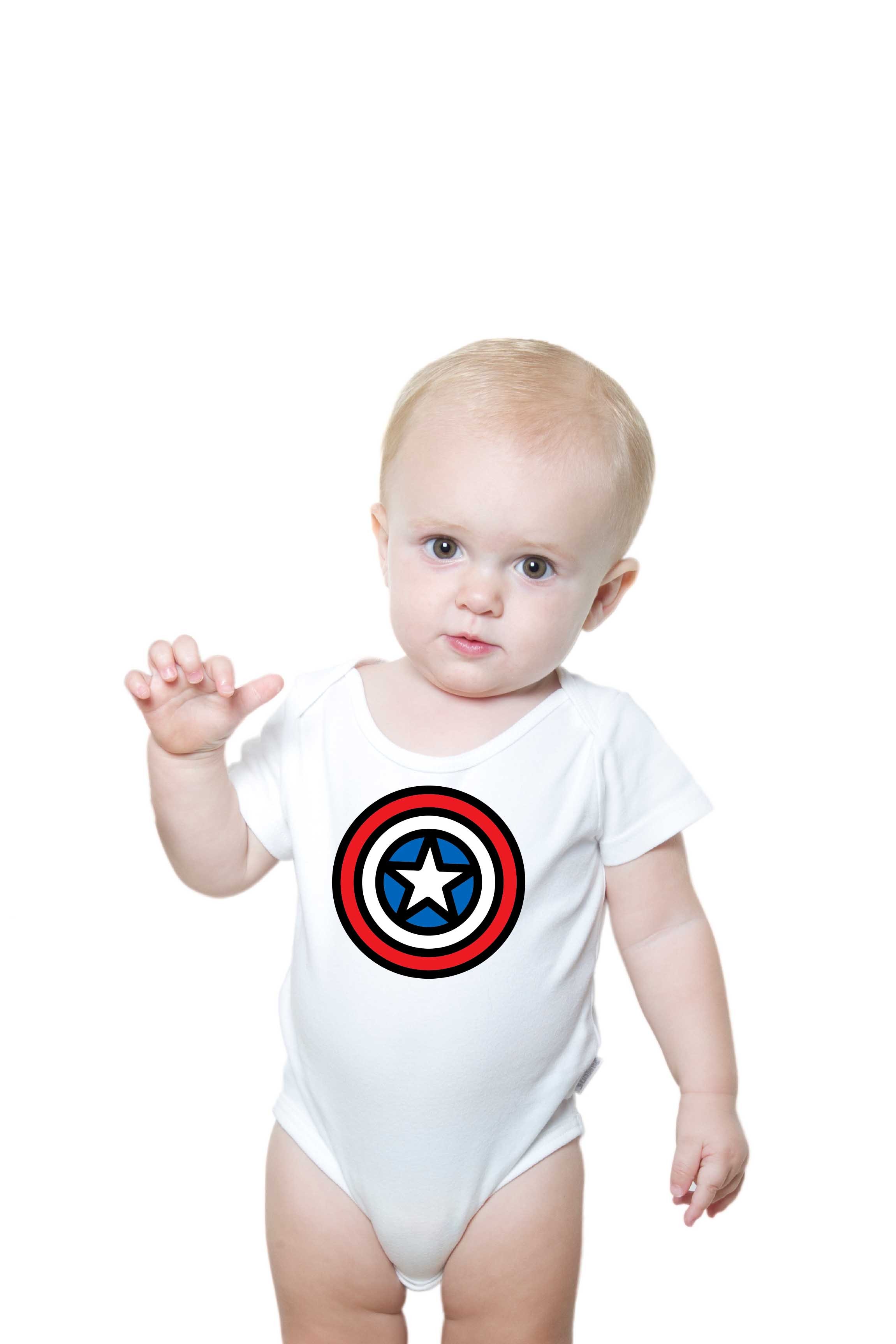 Etna Pardon Kust Baby romper Captain America - Shop