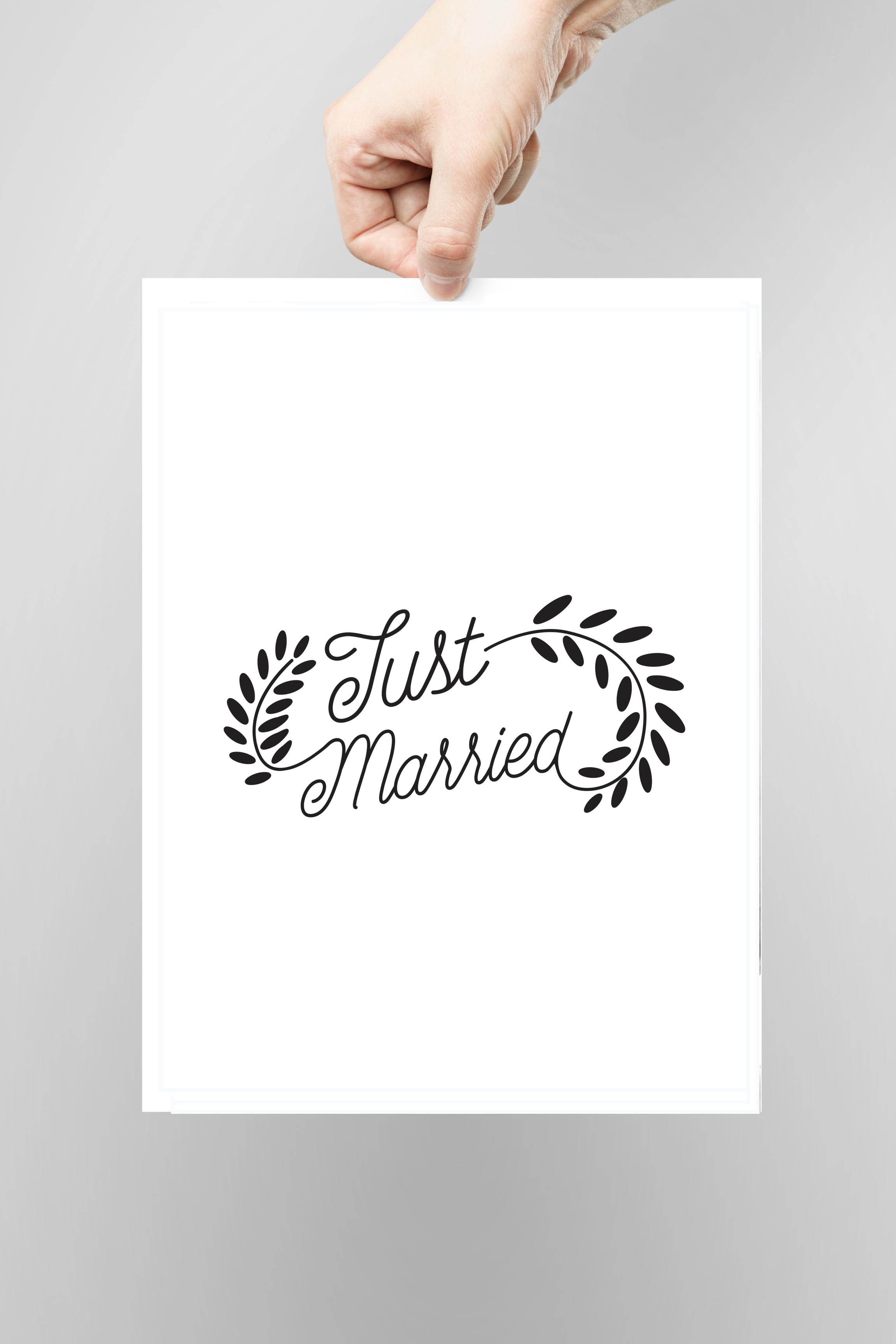 Gepard helgen Forstad Poster Just Married - Wall art prints - Shop