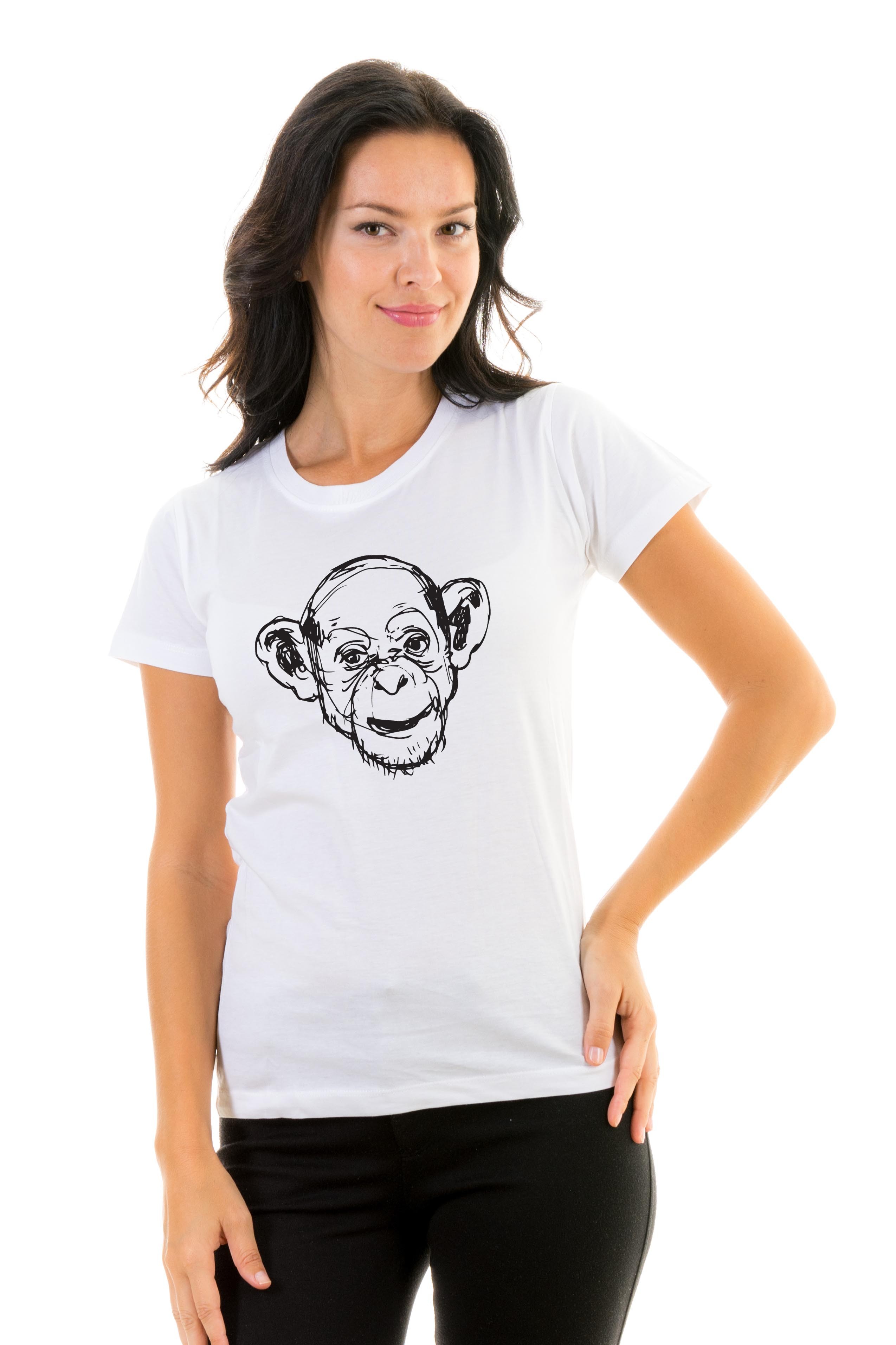 Monkey print t shirt store
