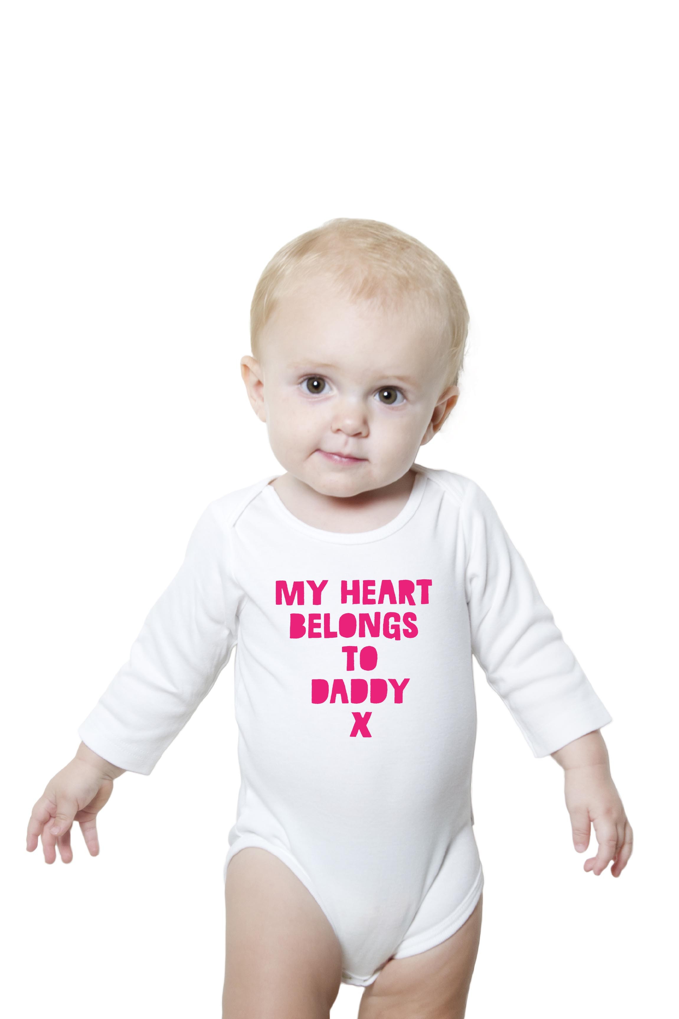 I heart daddy onesie 2025