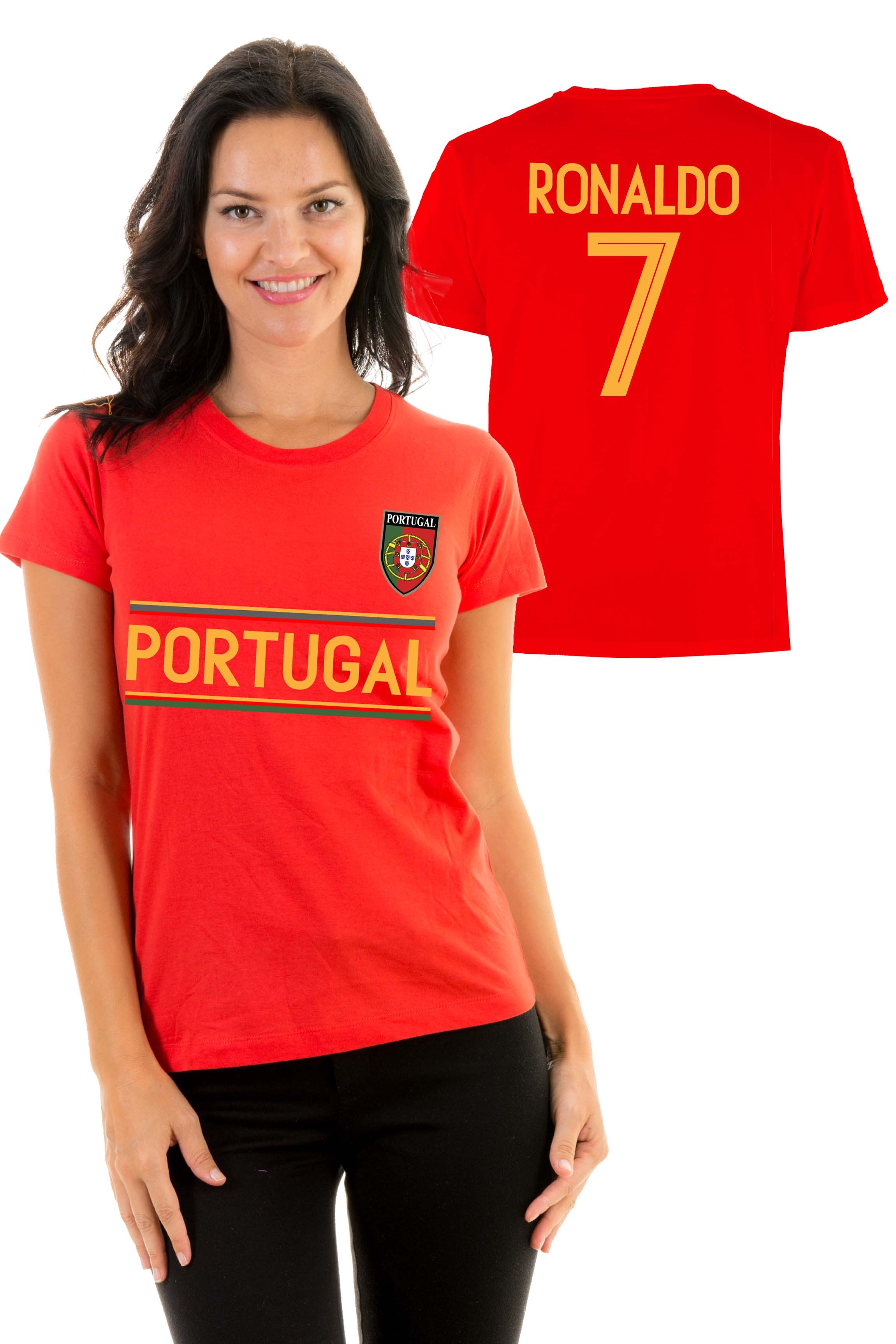 Portogallo Magliette Mondiali 2018 T-shirt World Cup 2018 Portugal