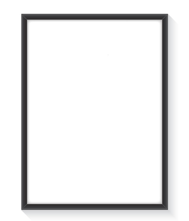 Poster with frame for Custom A4 BLACK 95 AED Wall art prints Custom