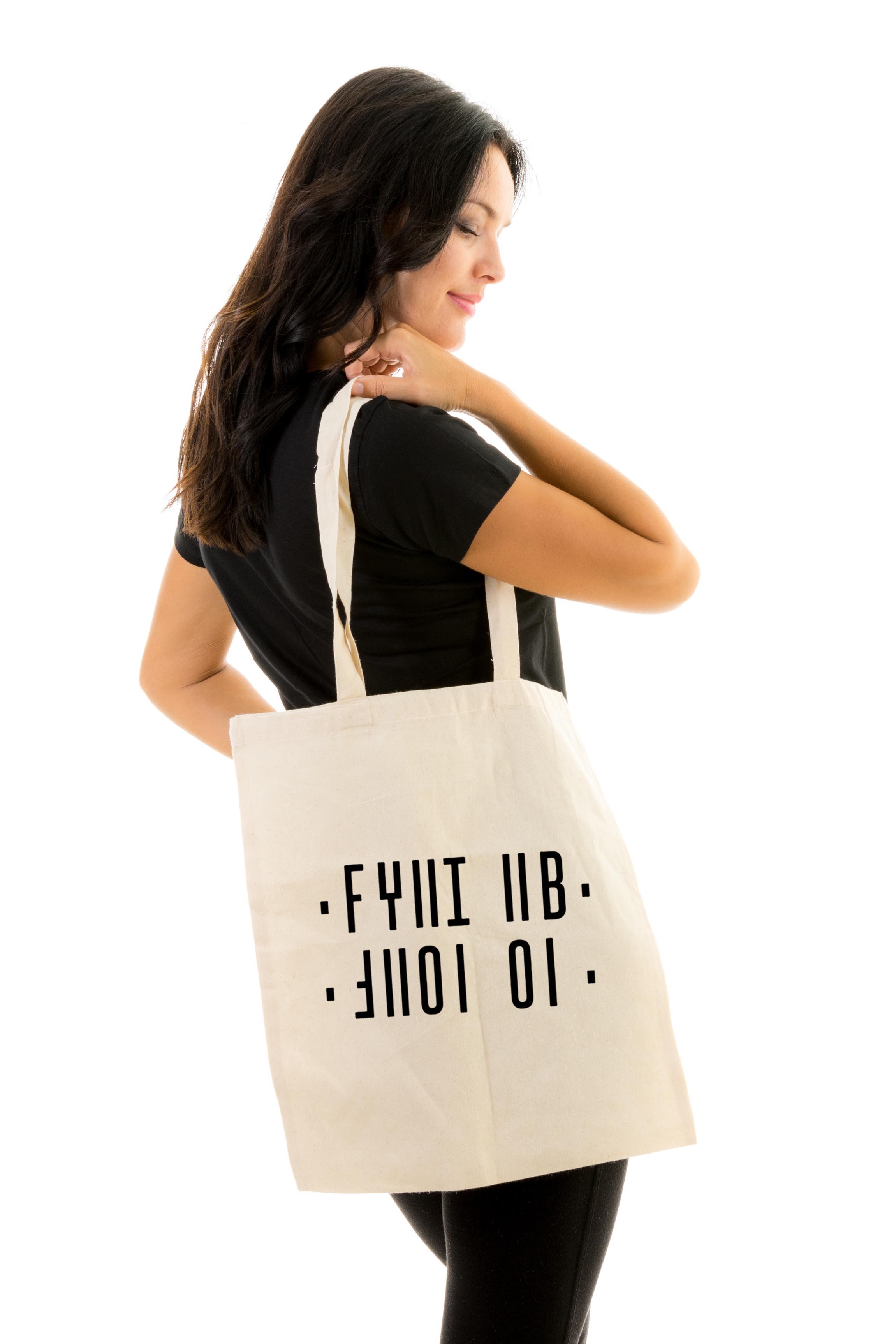Tote bag Shut Up Hidden Message
