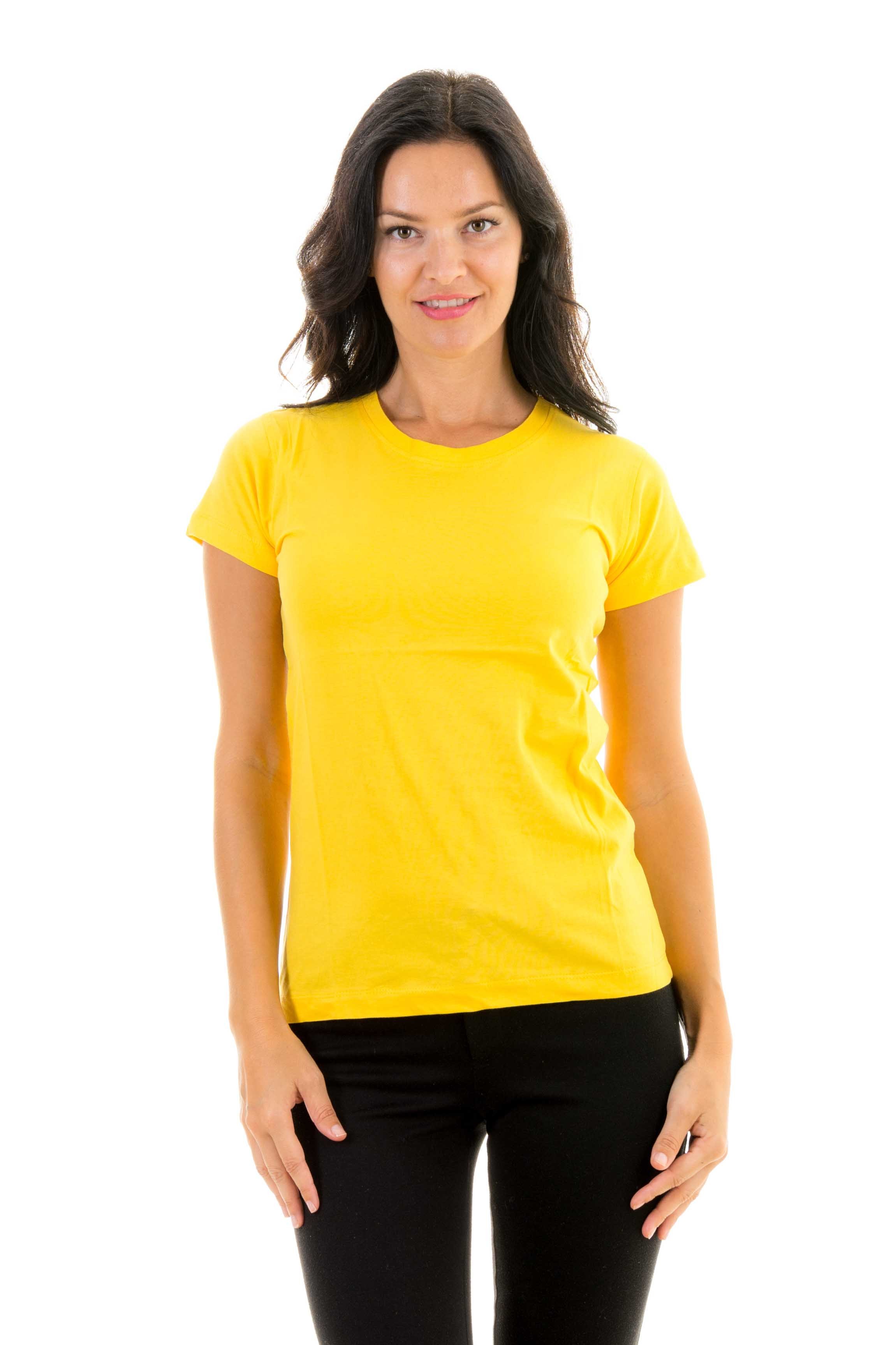 Yellow t 2025 shirt for women