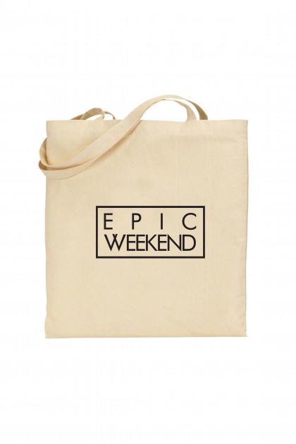 Tote bag Epic Week-end