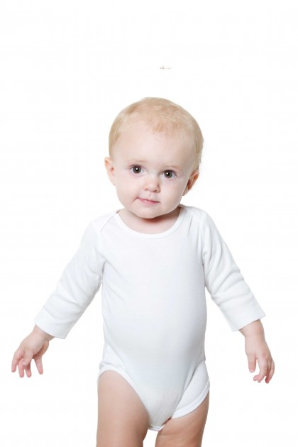 1. Baby romper for Custom - White - Starting 65 AED