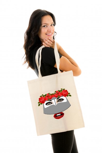 Tote bag Burqa Flowers