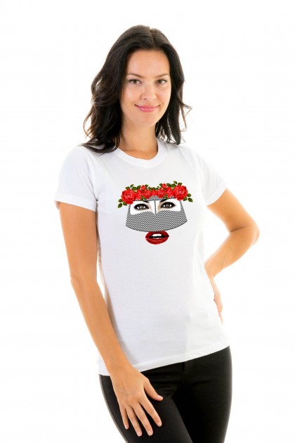 T-shirt Burqa Flowers