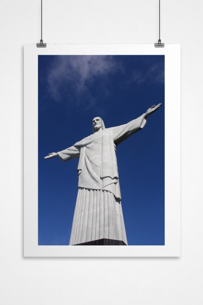 Poster Christ The Redeemer - Brazil By Emmanuel Catteau