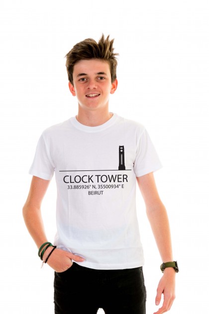 T-shirt kid Clock Tower - Beirut, Lebanon