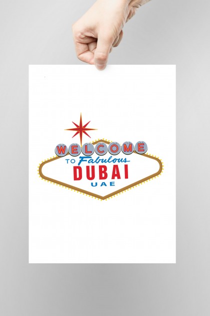Poster Welcome to Fabulous Dubai