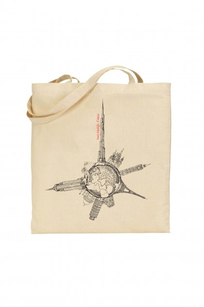 Tote bag Dubai World