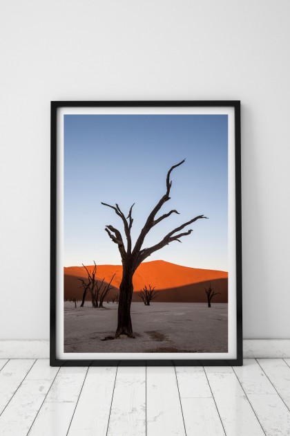 Poster with frame Sossuvlei Dunes - Namibia By Emmanuel Catteau